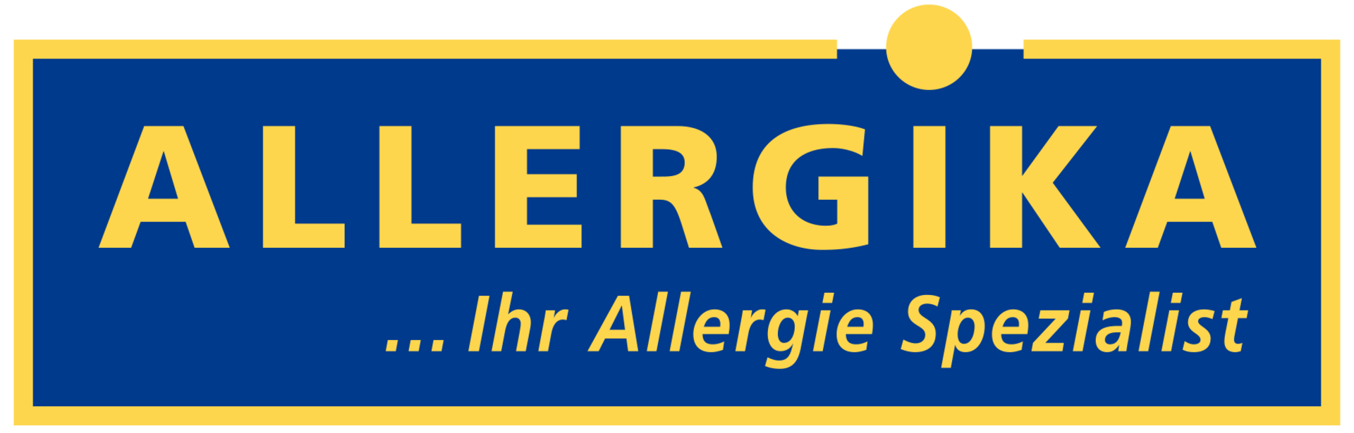 Gelb auf blauen Grund: Allergika ... Ihr Allergien Spezialist